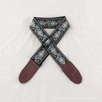 Poliester kaiš za gitaru – za ukulele, električnu gitaru i bas gitaru, vintage folk stil, crossbody dizajn