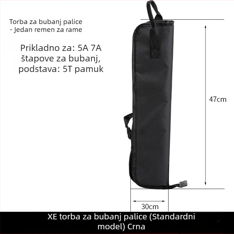 Amans ruksak za glazbene instrumente – bubnjevi i gitare, Model 123, tekstilni materijal
