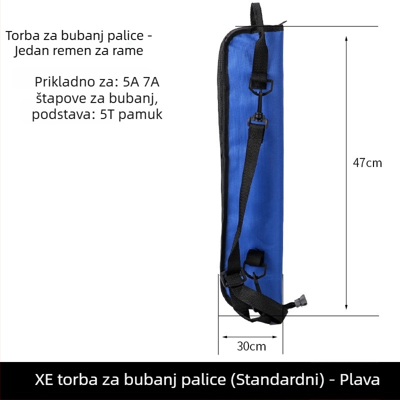 Amans ruksak za glazbene instrumente – bubnjevi i gitare, Model 123, tekstilni materijal