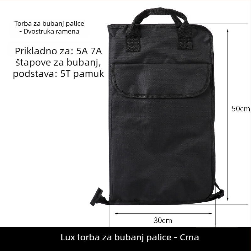 Amans ruksak za glazbene instrumente – bubnjevi i gitare, Model 123, tekstilni materijal