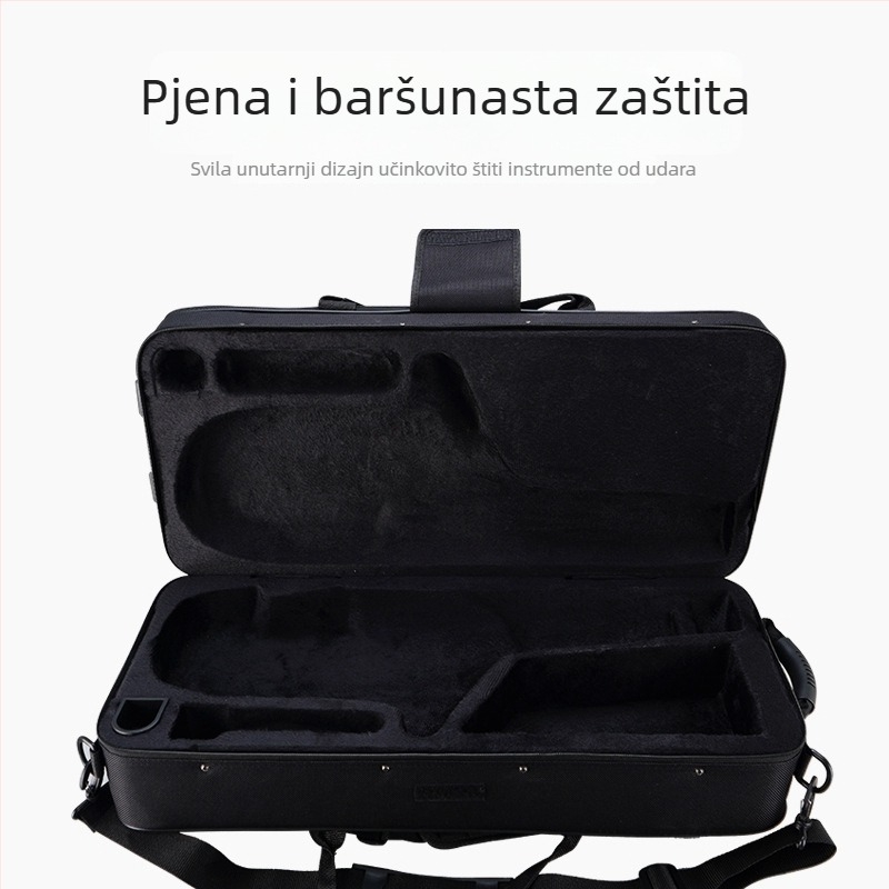 Torba za saksofon Alto E-flat – torba za glazbeni instrument (Unisex; Ljeto 2023; Kućno čuvanje)