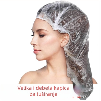 Jednokratna kapica za tuširanje - debela, vodootporna, otporna na ulja, otporna na dim, PE materijal
