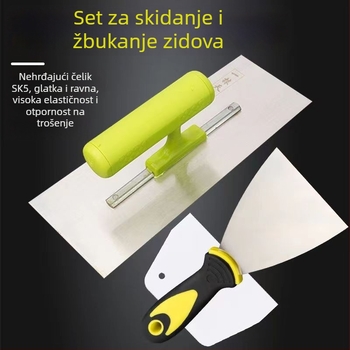 Špatula od nehrđajućeg čelika za žbukanje i cementiranje