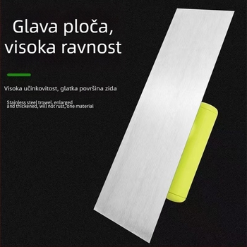 Špatula od nehrđajućeg čelika za žbukanje i cementiranje