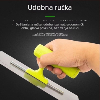 Špatula od nehrđajućeg čelika za žbukanje i cementiranje