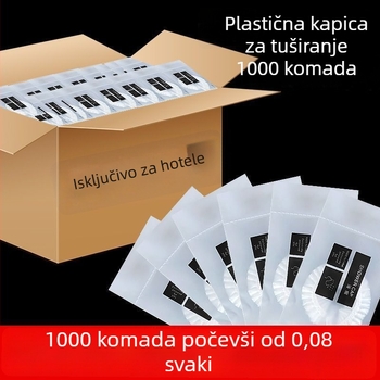 Kapa za tuširanje na veliko za hotele i privatne smještaje, PE materijal, paketirano pojedinačno, kvaliteta pet zvjezdica, broj proizvoda Mx4A8smr