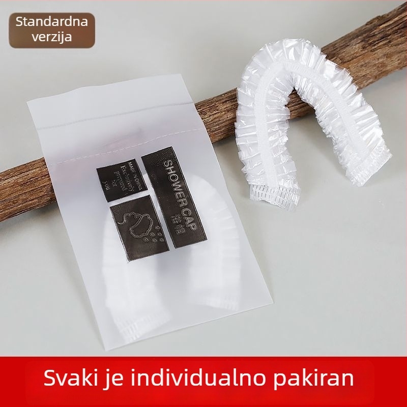 Kapa za tuširanje na veliko za hotele i privatne smještaje, PE materijal, paketirano pojedinačno, kvaliteta pet zvjezdica, broj proizvoda Mx4A8smr