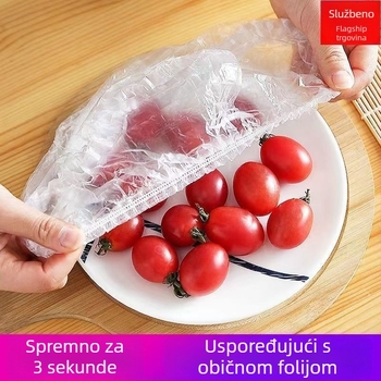 Ponovno upotrebljiva kapica za tuširanje, prozirna, debela vodootporna PE kapa za njegu kose i bojanje, za salone