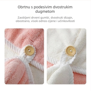 Suha kapa za kosu, debeli turbán, 100–119 g, brzo sušenje i visoka apsorpcija