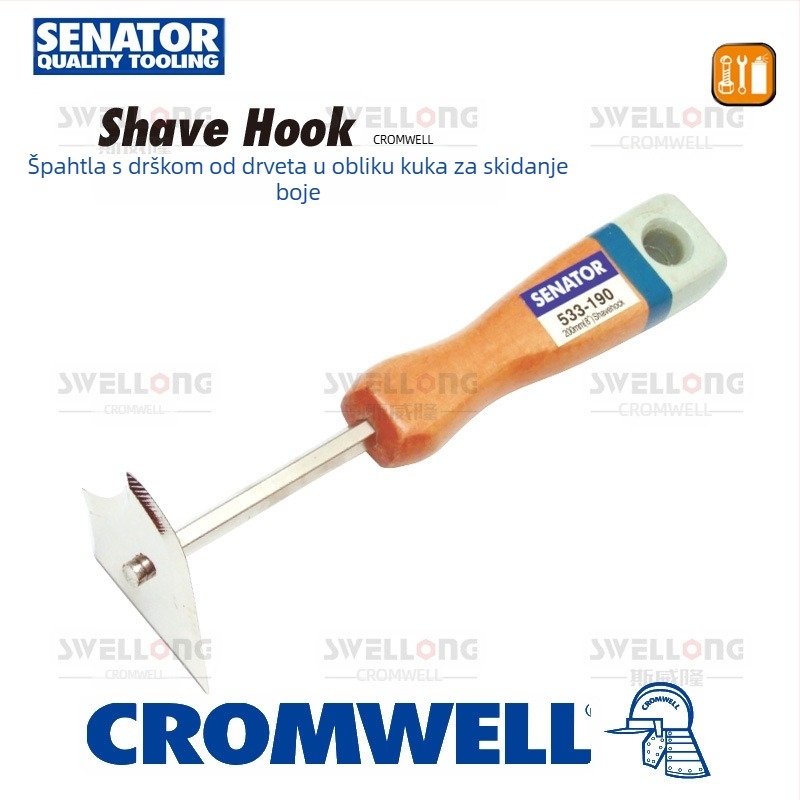SENATOR špachtla za fugiranje i alat za glazuru s drvenom ručkom SEN-533-1720K/1780K/1580K/1860K