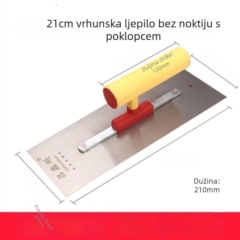 Pločasta špahtla za špaklovanje i malter, 65 Mn čelik, brend Friendship