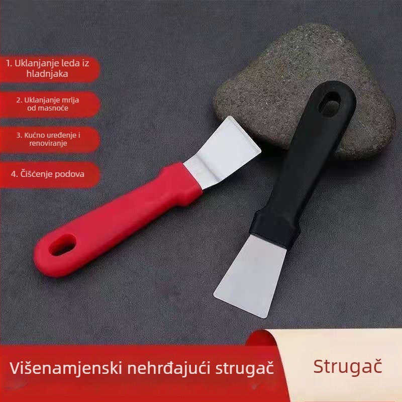 Set alata za čišćenje kuhinje: lopatica za napa, strugalica za dno tav, lopatica za led, alat za odmrzavanje hladnjaka, višenamjenski alat za čišćenje