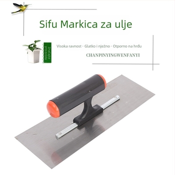 Four Blessings set alata za žbukanje: špatula za uljnu žbuku s mangan čeličnom, podloga od nehrđajućeg čelika, plastična ručka