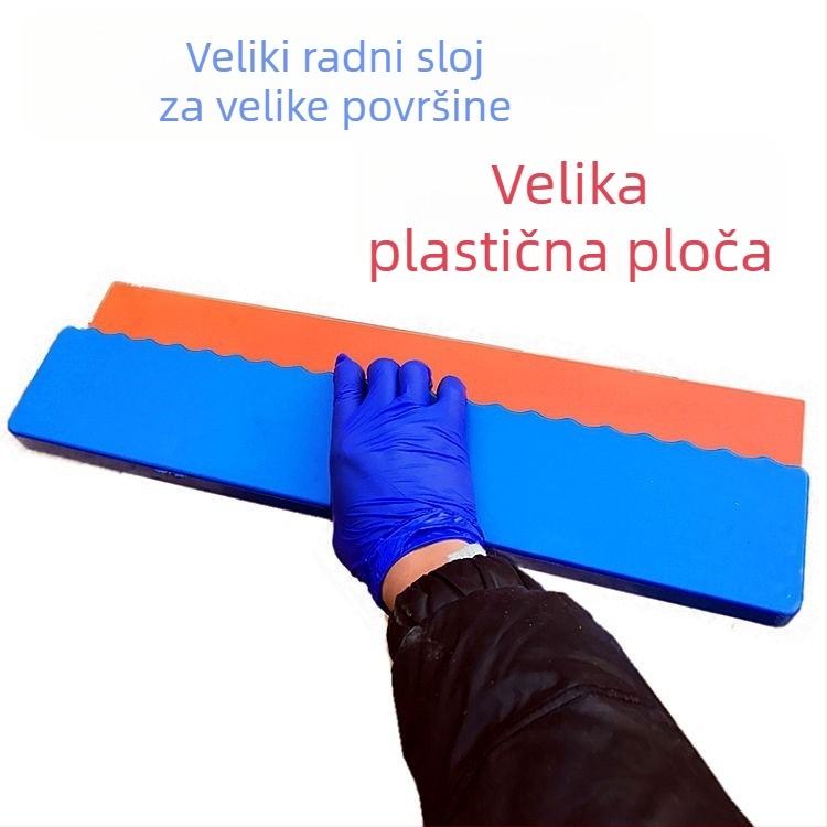 Prilagodljiva plastična špatula za bojenje, za niveliranje, debljina 0,13–30 mm