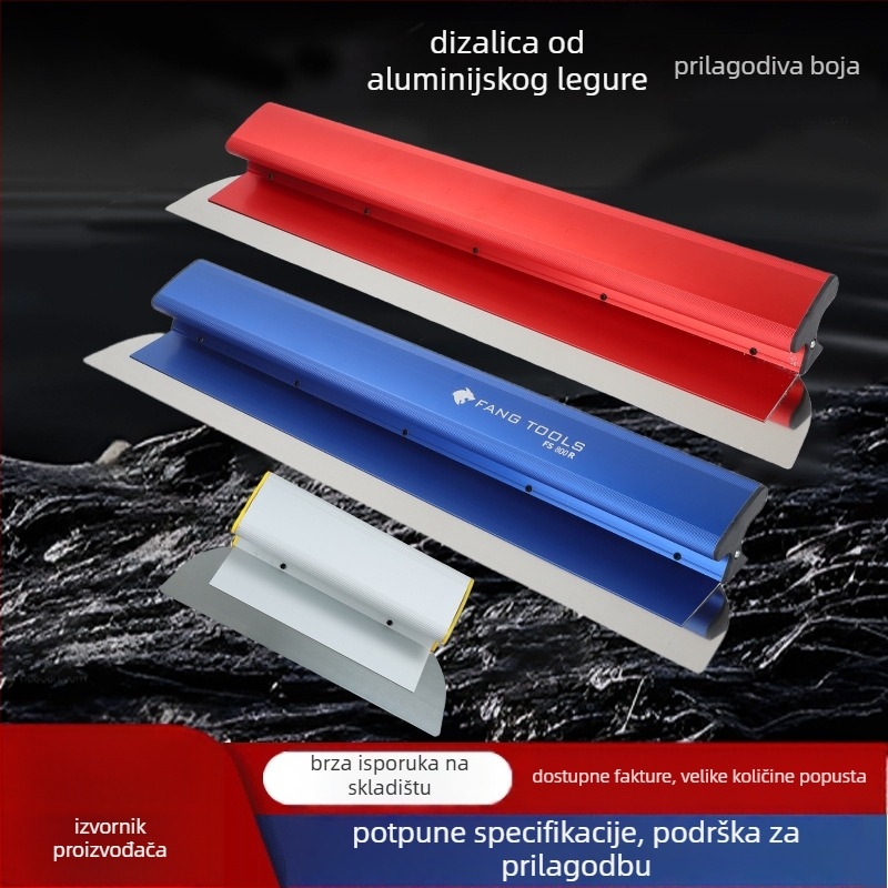 Aluminijska špatula za malteriranje za niveliranje zidova, model Putty Scraper GS-02, brend Jinchao