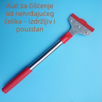 Podni nož za čišćenje s višefunkcionalnom glavom od aluminijske legure i nehrđajućeg čelika — Jin Tao, model 002455, namjena: lopata