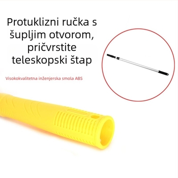 Runxin čistilni nož s plastičnim tijelom i ručkom — kućni alat za čišćenje zidova, staklenih površina i mramora, serija Čistilni nož, za cijeli dom