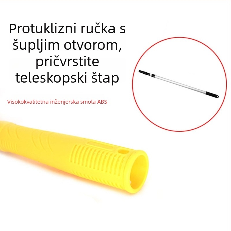 Runxin čistilni nož s plastičnim tijelom i ručkom — kućni alat za čišćenje zidova, staklenih površina i mramora, serija Čistilni nož, za cijeli dom