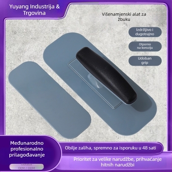 Yuyang plastična glet špatula za žbukanje — ploska lopatica s zaobljenim rubom, za bojanje