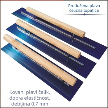 Prošireni nož za žbukanje od nehrđajućeg čelika, za izravnavanje zidova, alat za poravnavanje