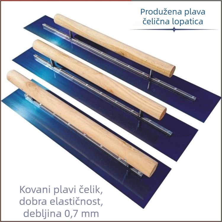 Prošireni nož za žbukanje od nehrđajućeg čelika, za izravnavanje zidova, alat za poravnavanje