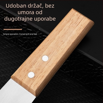 Nerđajući čelik kuhinjska lopatica za čišćenje masnoća — zadebljani špachtla nož i scraper, višenamjenski kućanski alat