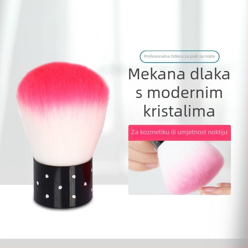 Četkica za prah noktiju u obliku gljive – model 21, 60 g, ovlaštena privatna marka, normalne specifikacije