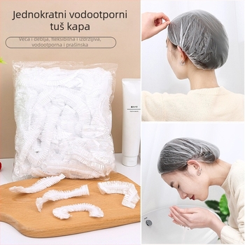 Kapa za tuširanje od PE, jednokratna, za odrasle, 42 g, moderni minimalistički stil
