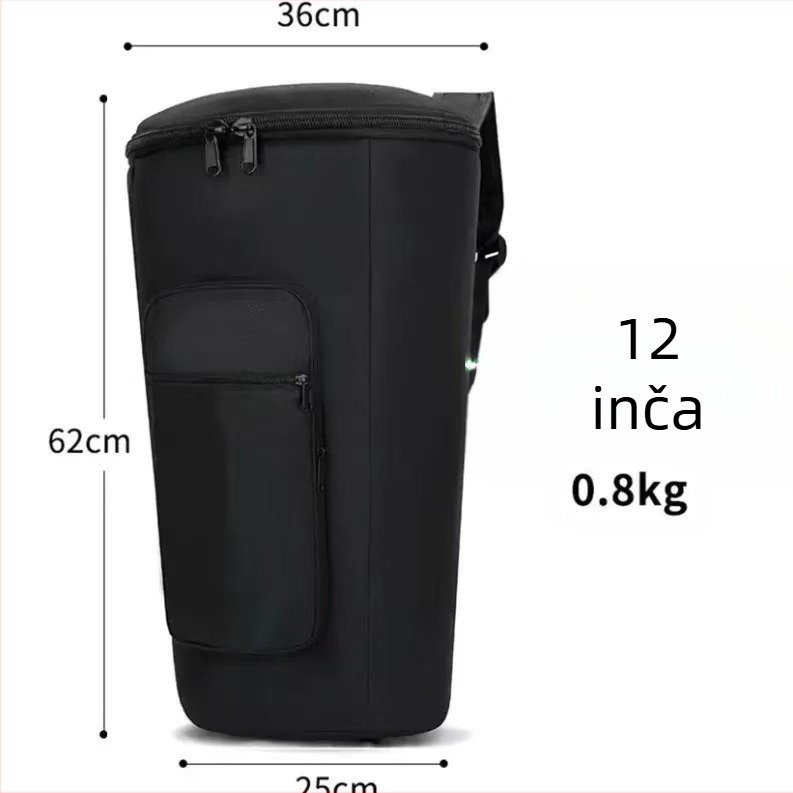 Torba za afrički bubanj od Oxford tkanine, vodootporni ruksak, podstava od poliestera, zakrivljeni remen za rame, zimski model 2025