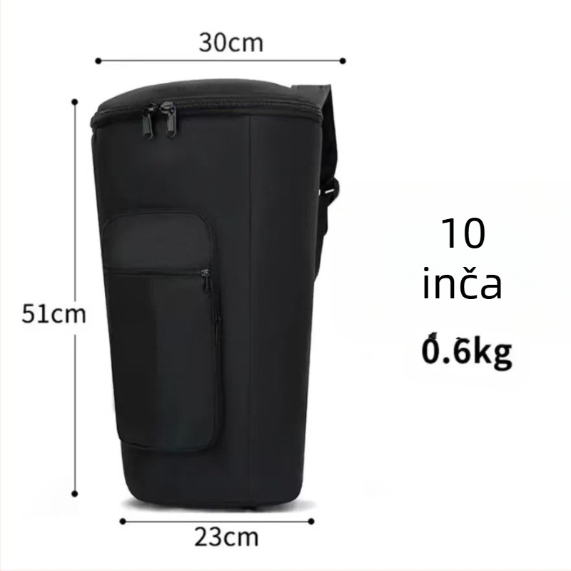 Torba za afrički bubanj od Oxford tkanine, vodootporni ruksak, podstava od poliestera, zakrivljeni remen za rame, zimski model 2025