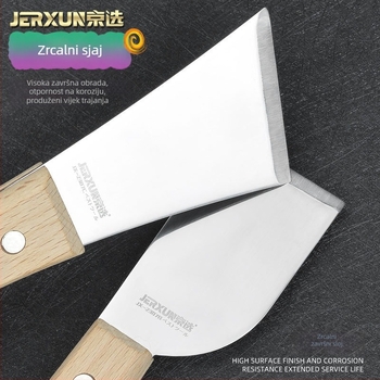 Nerđajući čelični nož za kit s debelom oštricom — za brtvljenje, kit i žbukanje, višenamjenski scraper