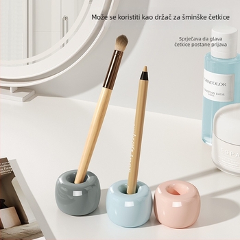Držač četkice za zube od keramike, kreativan dizajn za parove, porcelanski stalak za pohranu