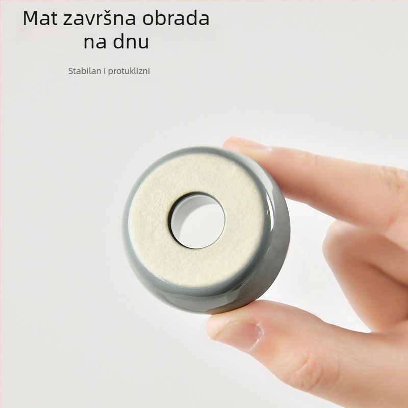 Držač četkice za zube od keramike, kreativan dizajn za parove, porcelanski stalak za pohranu