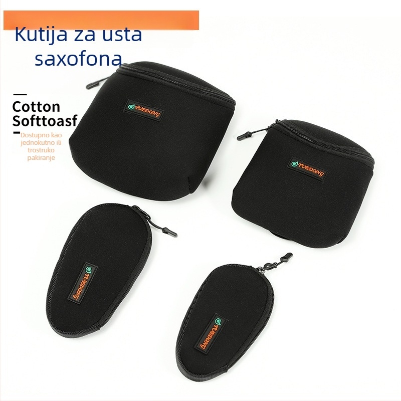 Torba za usnik saksofona S-58, debela i mekana, 3-dijelni set, podstava od poliestera