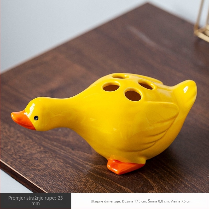 Keramički držač četkica za zube, 4 pretinca, sušenje i UV sterilizacija, montaža bez bušenja