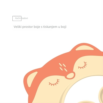 Kapa za pranje kose za bebe s vodootpornom zaštitnom za uši, podesiva, za djecu, crtani stil, materijali: TPE, PP