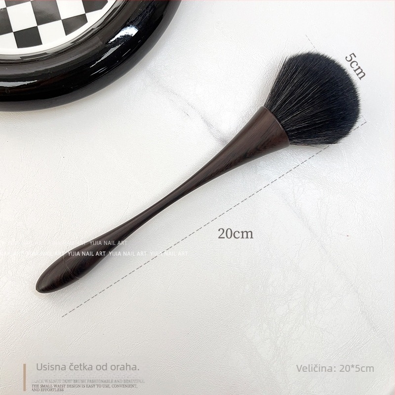 Četkica za prah na nokte, minimalistički vintage dizajn; marka Others; domaća marka; neimportirano; četkica za prah.