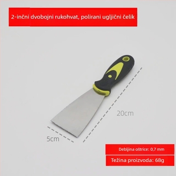Dvooboјna špatula za gletanje i čišćenje