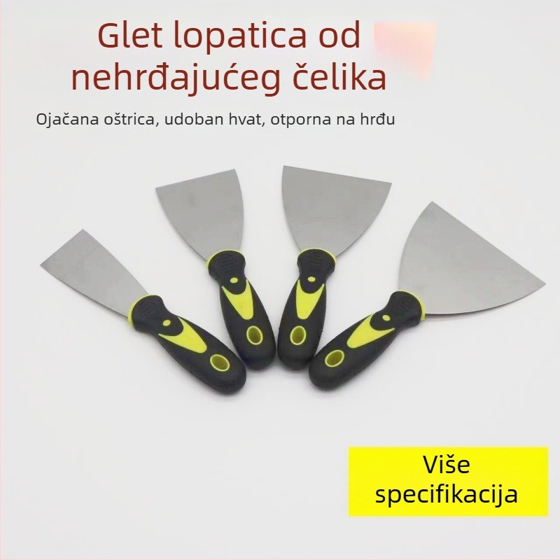 Dvooboјna špatula za gletanje i čišćenje