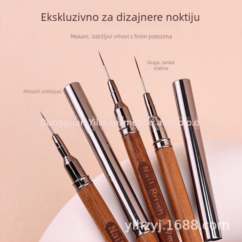 Joyful Shadow set četkica za manikuru, dvostruki kraj, gradientna razmazna olovka – privatna marka