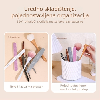 Organizator alata za nokte s rotirajućim pretincem – plastični, neto sadržaj 10 g, podrijetlo Guangzhou