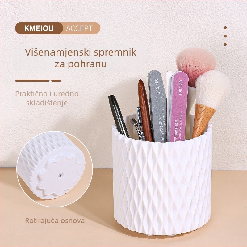 Organizator alata za nokte s rotirajućim pretincem – plastični, neto sadržaj 10 g, podrijetlo Guangzhou