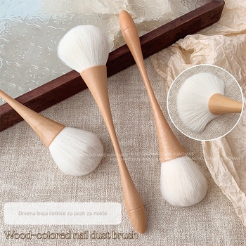 Četkica za prašinu noktiju s dugom drškom u japanskom minimalističkom stilu, mekane dlačice
