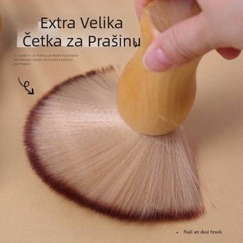 Manikura četka s mekanim dlačicama za uklanjanje prašine i predobradu radne površine, neto težina 95 g