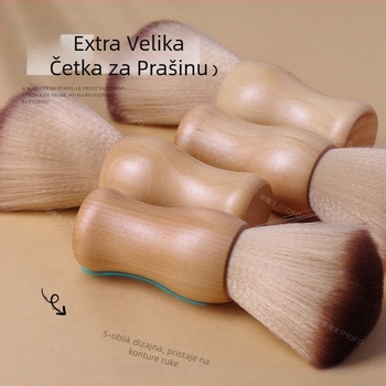 Manikura četka s mekanim dlačicama za uklanjanje prašine i predobradu radne površine, neto težina 95 g