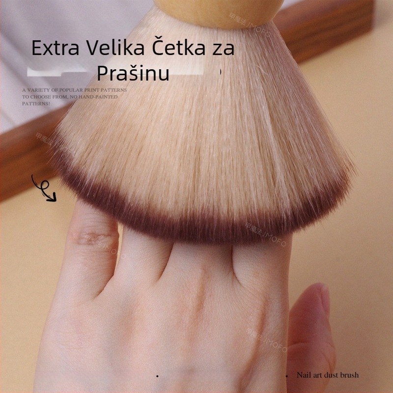 Manikura četka s mekanim dlačicama za uklanjanje prašine i predobradu radne površine, neto težina 95 g