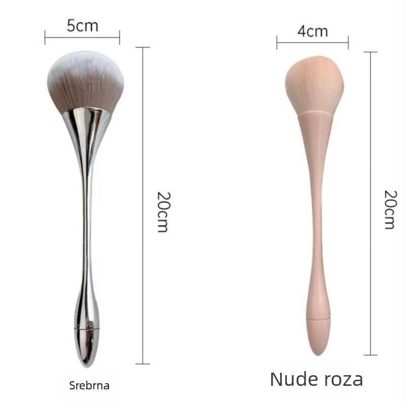 Mottery Dust Brush — Višenamjenska četkica za make-up, četka za nokte i četkica za puder