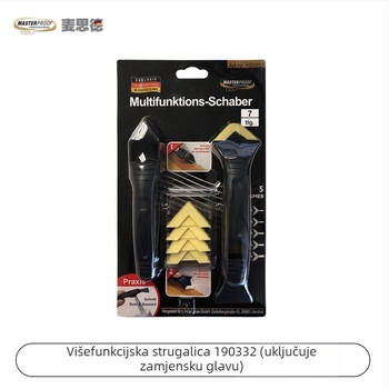 Špatula za ljepilo od stakla – višenamjenski alat za nanošenje i struganje ljepila za staklo, tijelo od silikona, Masterproof/Masterd.