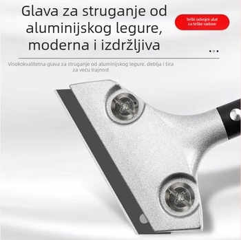 Plošni alat za čišćenje, skraper za fuge i spojeve pločica, uklanjanje ljepila s stakla, čišćenje zidova (Ploški tip noža • Skraper za fuge • Uklanjanje ljepila sa stakla • Značka: Glue Worker Tribe)