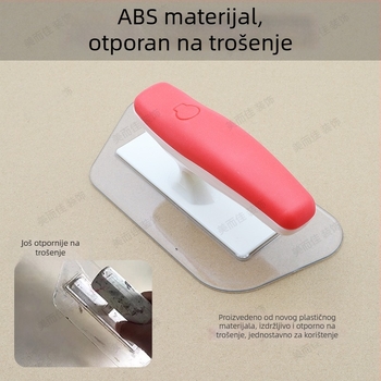 Set poligilateralnih škrabova — kristalni brus, plastična škrabica, alat za diatomsku glinu i umjetničku boju (Brand: Beautiful and good; Primjena: izravnavanje praška žbuke)